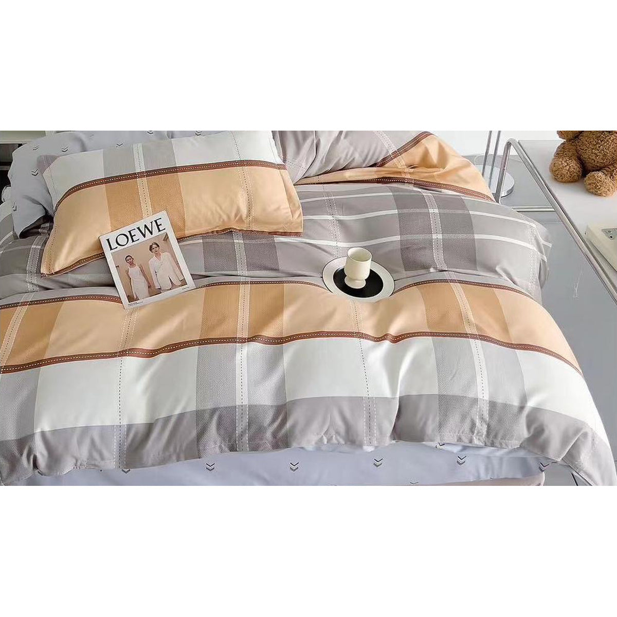 Lenjerie de pat finet cu elastic