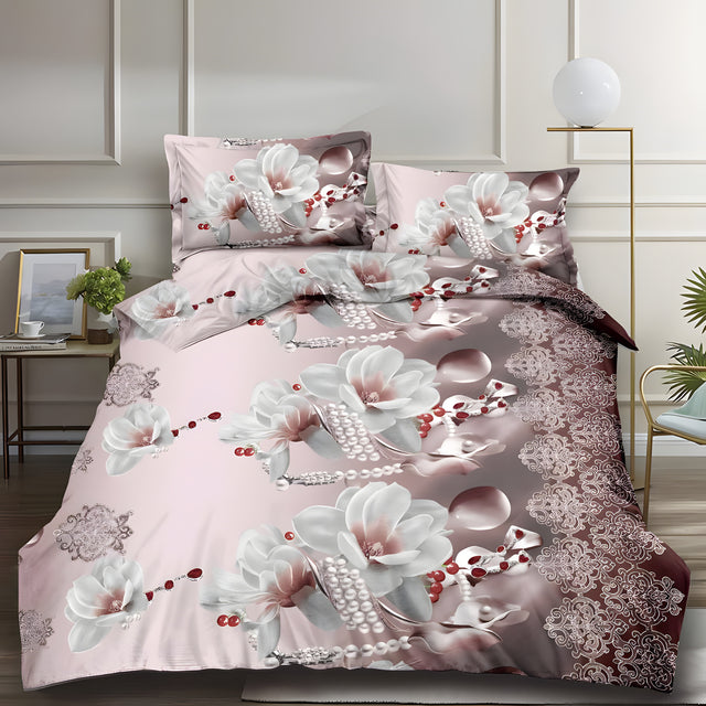 Lenjerie 3D - bumbac satinat