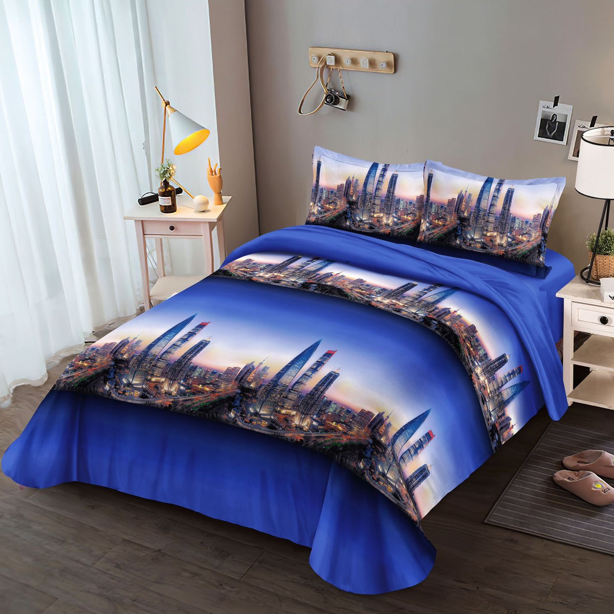 Lenjerie 3D - bumbac satinat