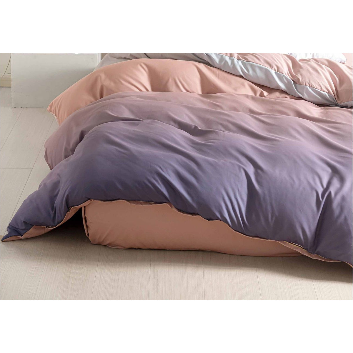 Lenjerie de pat bumbac satinat cu elastic